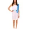 HPO Adult Women's Roman Fancy Dress Costume | Blue & White Cosplay Costume