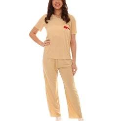 HPO Adult Women's Beige Prisoner Costume | Umber Cosplay Costume