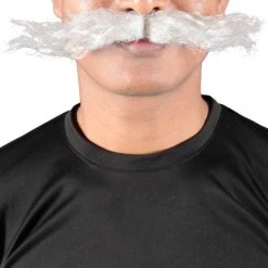 HPO Men's Doctor Eggman Robotnik Long Curly Mustache Multiple Color Options