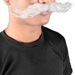 HPO Men's Doctor Eggman Robotnik Long Curly Mustache Multiple Color Options