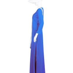 HPO Adult Women's Sky Dress Handmaid Costume With Bag And Bonnet | Blue Cosplay Costume