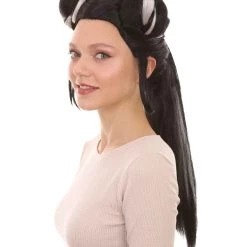 HPO Women's Womens Singer Bun Wigs Collection | Eurovision Song Contest | Celebrity Wigs | Premium Breathable Capless Cap
