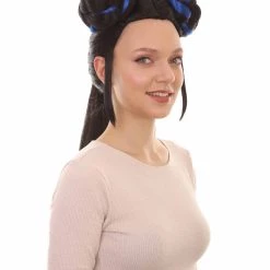 HPO Women's Womens Singer Bun Wigs Collection | Eurovision Song Contest | Celebrity Wigs | Premium Breathable Capless Cap