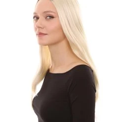 HPO Evil Bride Adult Women's Wig | Blond Cosplay Halloween Wig | Premium Breathable Capless Cap