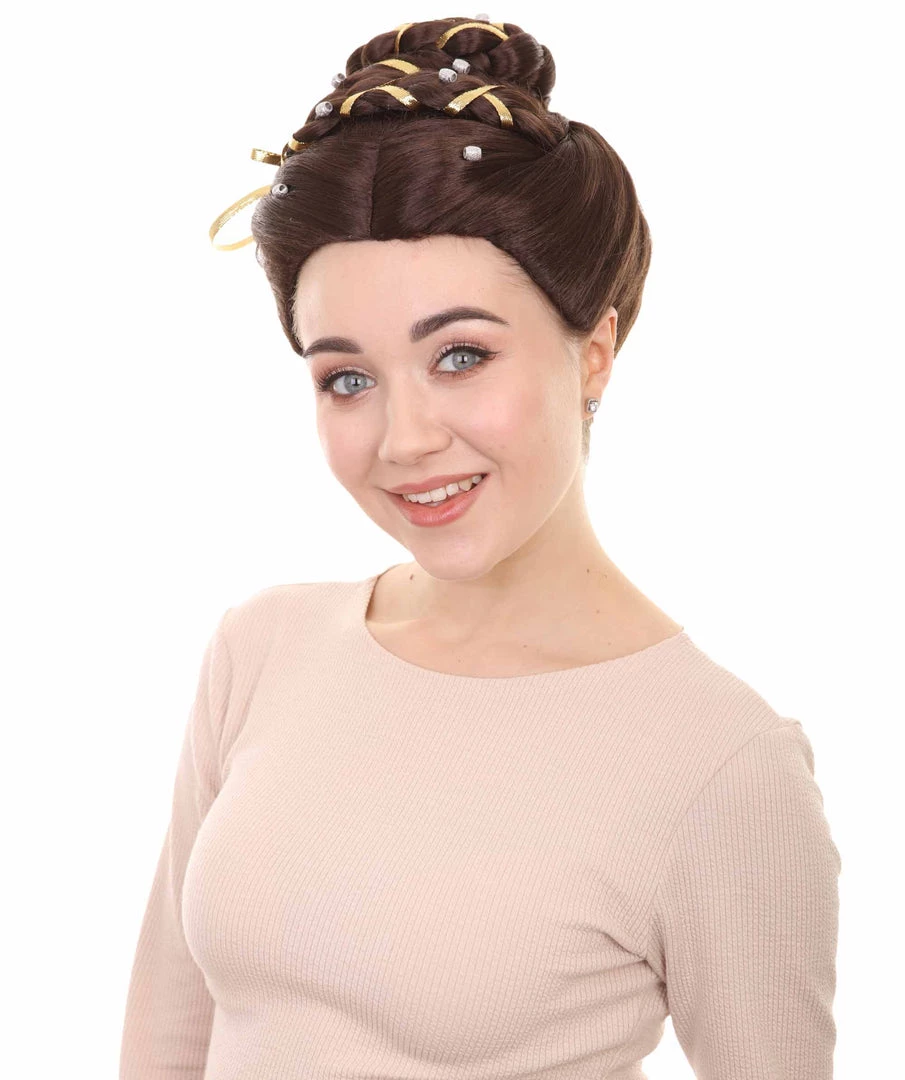 HPO Womens Princess Wig | TV/Movie Adult Wigs | Premium Breathable Capless Cap Women's