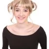 HPO Womens Cutie Doll Wig | Multi Color Cosplay Halloween Wig | Premium Breathable Capless Cap