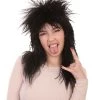 HPO Women Funky Style Black Wig | Premium Breathable Capless Cap