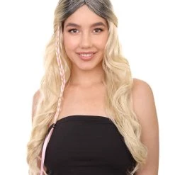 HPO Women's Shadow Womens Wig | Blond TV/Movie Fancy Cosplay Halloween Wig | Premium Breathable Capless Cap