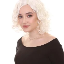 HPO Men's California Girl Curls Womens Wig Collections | Medium Glamour Cosplay Halloween Wig | Premium Breathable Capless Cap