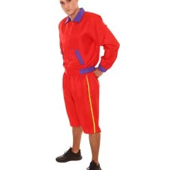 HPO Adult Men's Bay Watch Beach Lifeguard TV/Movie Costume | Red Cosplay Costume