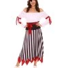 HPO Adult Women's Pirate Costume | Multi Halloween Costume