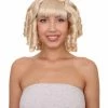 HPO French Colonial Curly Wig | Blonde Historical Wigs | Premium Breathable Capless Cap