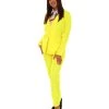 HPO Adult Women's Deluxe Party Suit Costume | Yellow Cosplay Costume