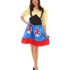 HPO Adult Women's Miss Gnome Costume | Multicolor Cosplay Costume