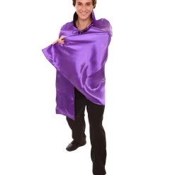 HPO Adult Men's Reversible Vampire Cape Costume | Multiple Color Options Halloween Costume