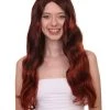 HPO Dreamgirl Womens Wig | Brown Celebrity Star Halloween Wig | Premium Breathable Capless Cap Women's