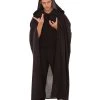 HPO Adult Men's Hooded Robe Costume | Black Halloween Costume