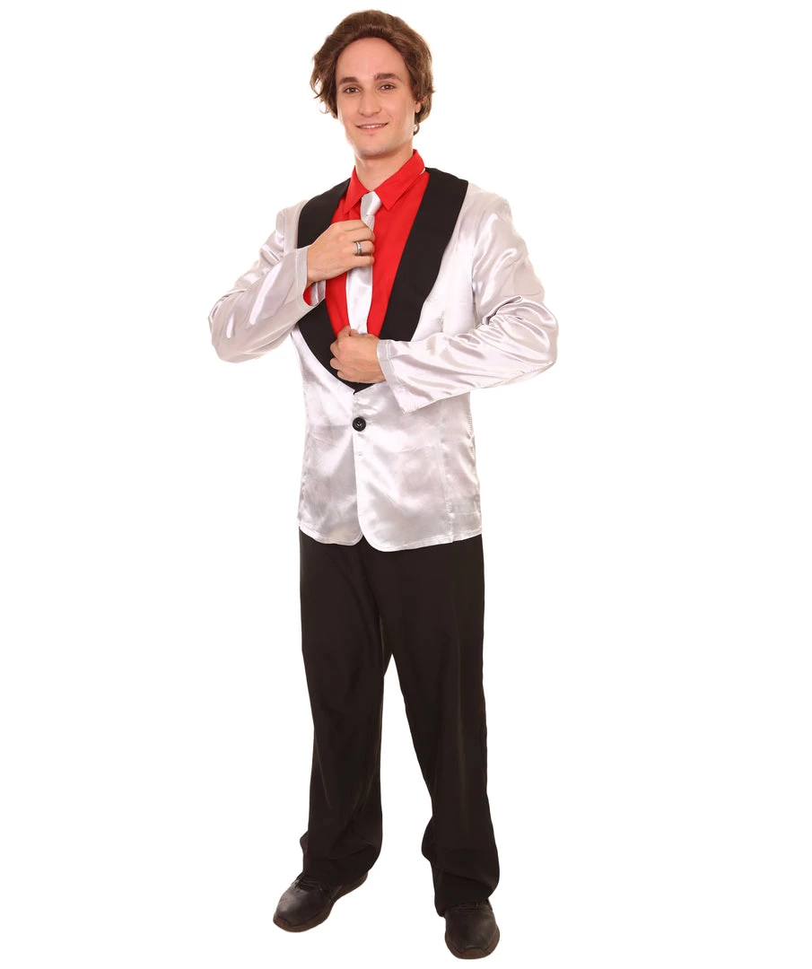 HPO Adult Men's Clown Suit Costume | Multi Color Cosplay Costume