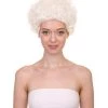 HPO Womens 18th Century Colonial Lady Wig | Lt. Blonde Historical Wig | Premium Breathable Capless Cap Women's