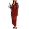 HPO Women's Black And Red Lace Vampire Queen Costume | Cosplay Costume