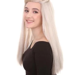 HPO Witch Womens Wig | Blonde Long Vintage Wig | Premium Breathable Capless Cap Men's