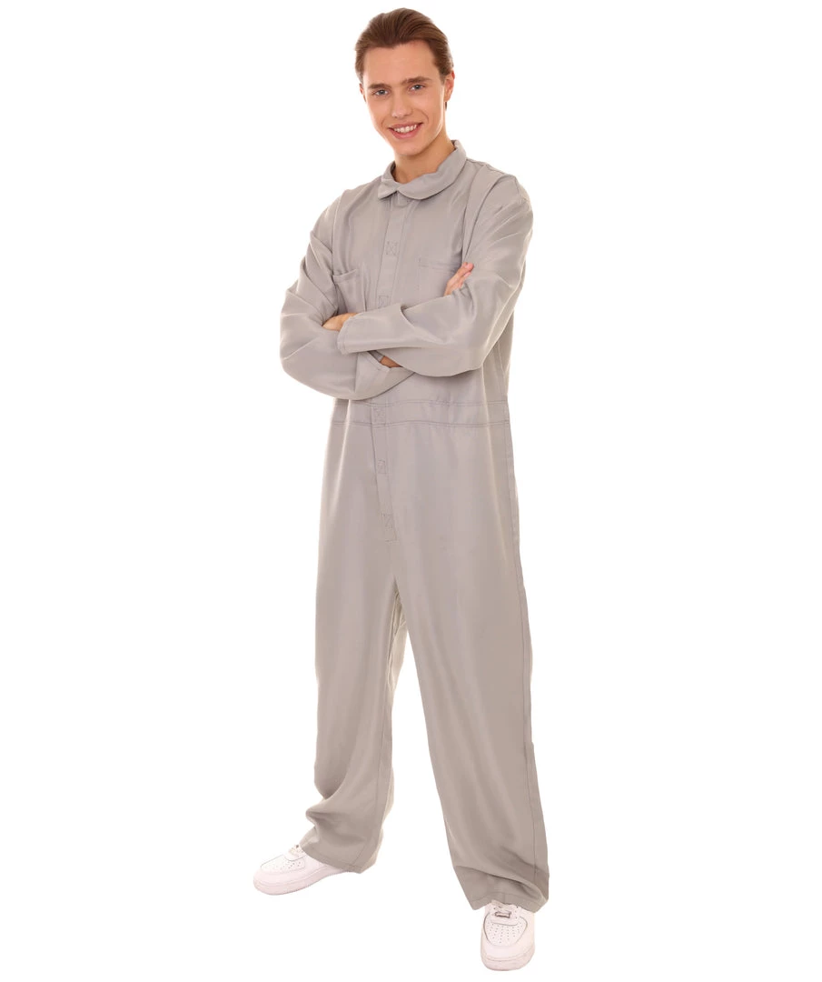 HPO Adult Men's Masked Madman Killer Costume | Slate Halloween Costume