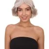 HPO Women's 20s Glitz And Glamour Wig | Grey Halloween Wig | Premium Breathable Capless Cap