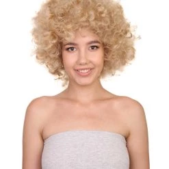 HPO Afro Unisex Wig | Super Size Party Event Ready Cosplay Halloween Wig Multiple Colors