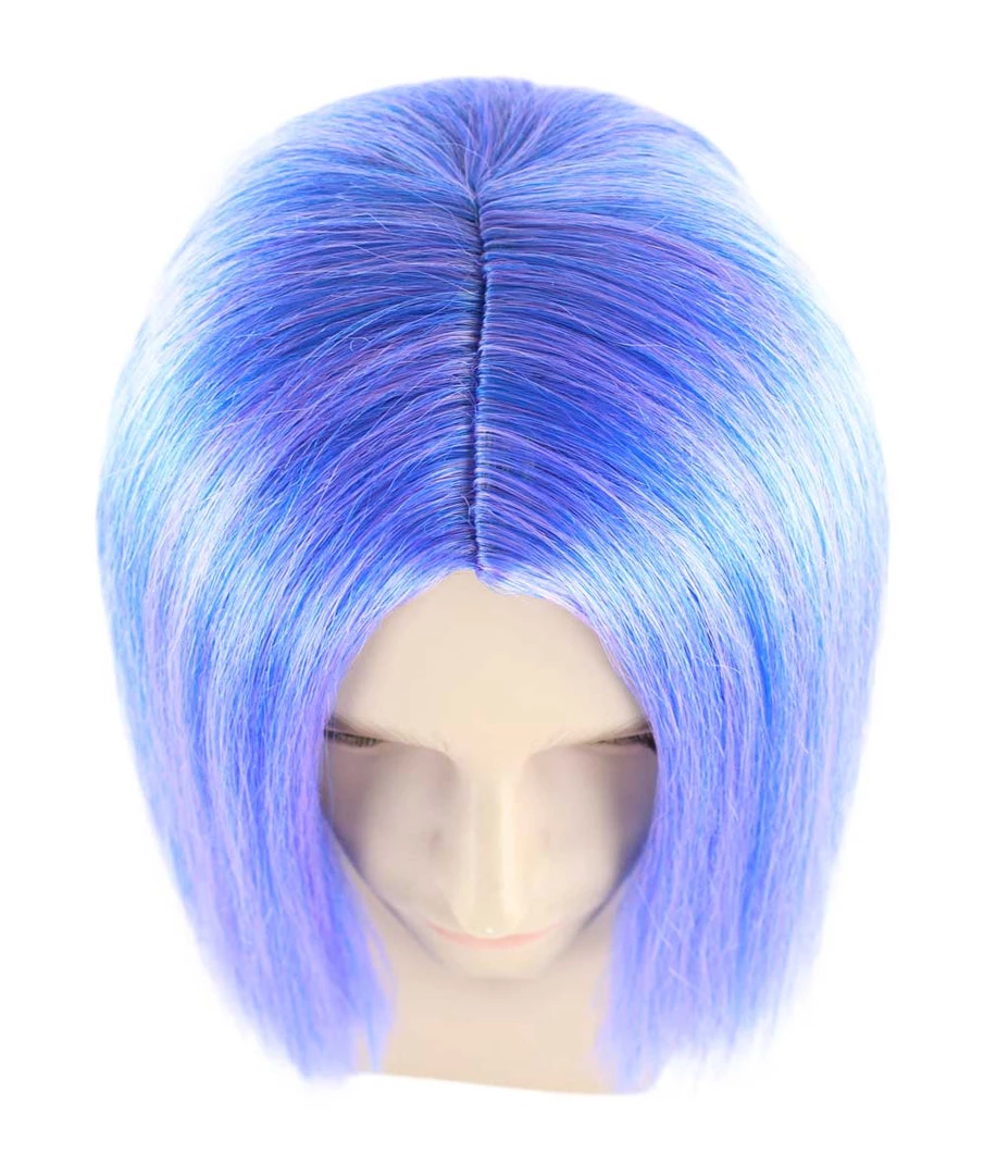 HPO Men's Monster Anime Wig | Blue Cosplay Wig | Premium Breathable Capless Cap
