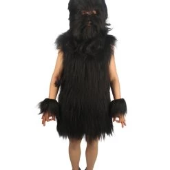 HPO Unisex Women's Hairy Warrior Ape Military Leader Resistance Fighter Multiple Colors Option Cosplay Unisex Costume And Wig Bundle