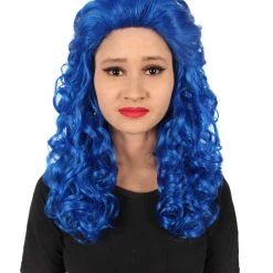 HPO Adult Women's Long Curly Country Singer Wig | Multiple Color Options