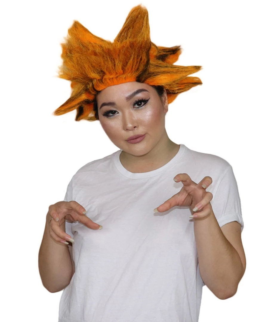 HPO Womens Musical Wigs | Pink & Black Animal Wigs | Premium Breathable Capless Cap Women's