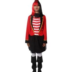 HPO Adult Women Ringmaster Costume | Red & Black Cosplay Costume
