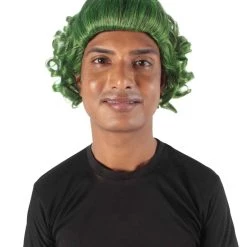 HPO Men's Green Mens Wig | Movie Cosplay Halloween Wig | Premium Breathable Capless Cap