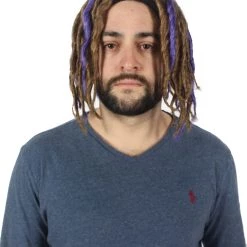HPO Adult Men's Multiple Pump Hefner Rapper Dreadlock Wig