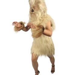 HPO Unisex Women's Hairy Warrior Ape Military Leader Resistance Fighter Multiple Colors Option Cosplay Unisex Costume And Wig Bundle