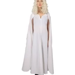 HPO Adult Women's Queen Costume | White Cosplay Costume