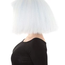 HPO Women's Australian Singer Womens Wig | Gray Large Celebrity Cosplay Wigs | Premium Breathable Capless Cap