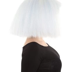 HPO Women's Australian Singer Womens Wig | Gray Large Celebrity Cosplay Wigs | Premium Breathable Capless Cap