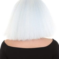 HPO Women's Australian Singer Womens Wig | Gray Large Celebrity Cosplay Wigs | Premium Breathable Capless Cap