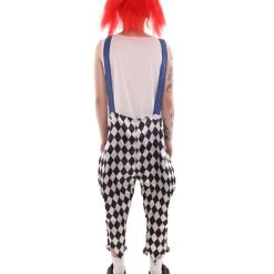HPO Adult Men's Nightmare Clown Scary Costume | Multi Halloween Costume