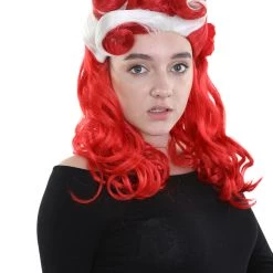 HPO Retro Pin Up Womens Wig | Party Ready Fancy Cosplay Halloween Wig | Premium Breathable Capless Cap