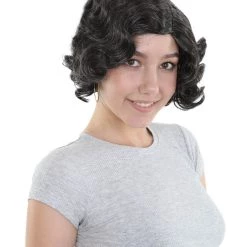 HPO Women's Womens Peculiar Wig | Black TV/Movie Wigs | Premium Breathable Capless Cap