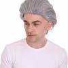 HPO Old-Men Wig | Grey Party Wigs | Premium Breathable Capless Cap