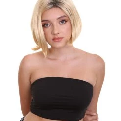 HPO Adult Women's SciFi Doctor Wig | Golden Brown