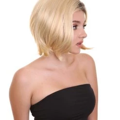 HPO Adult Women's SciFi Doctor Wig | Golden Brown