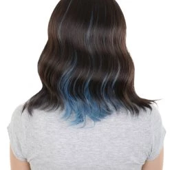 HPO Adults Women Shoulder Length Wavy Wigs | Multicolor Options Cosplay Wigs | Premium Breathable Capless Cap