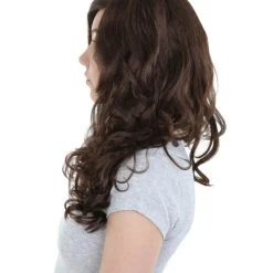 HPO Jubilee Womens Wig | Dark Auburn Party Ready Fancy Cosplay Wig | Premium Breathable Capless Cap Men's