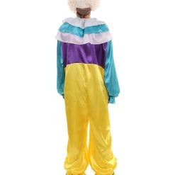 HPO Adult Men's Mad Clown Jumpsuit Costume | Yellow Cosplay Costume
