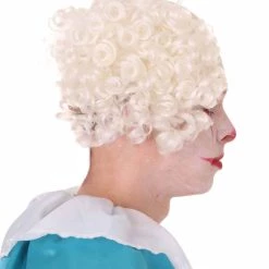 HPO Mens Scary Bald Clown Curly Wigs Collection | Cosplay Halloween Wigs Men's